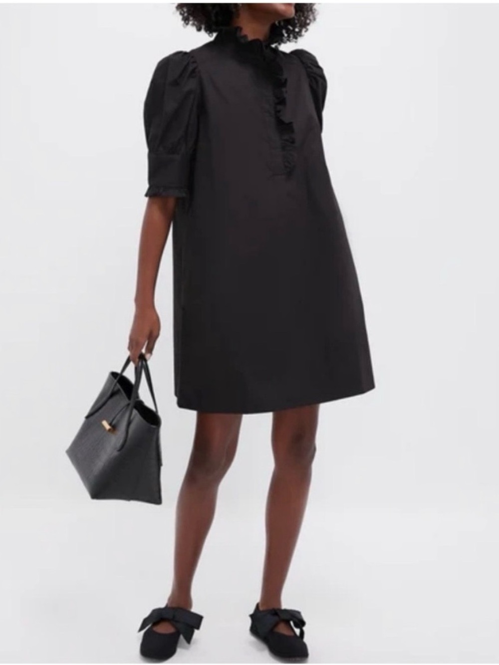 POMANDER PLACE Black Gracelyn Mini Dress